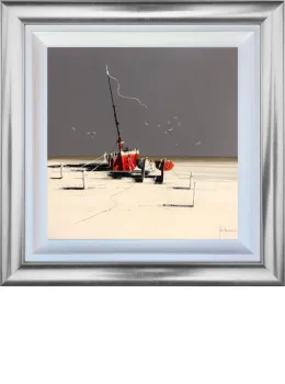 In The Breeze - Original - Silver Framed