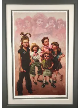 In The Pink (The Pink Ladies, Grease) - Framed