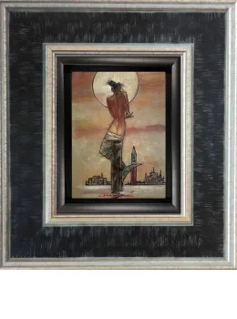In Venice - Original - Black Framed