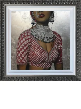 Indian Couture II - Original - Framed
