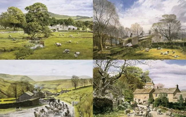 Ingham's England - The Dales Portfolio (Set of 4)