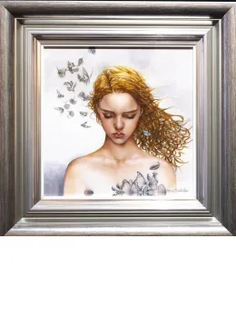 Becoming Nobody - Boutique Edition - Silver-Blue Framed