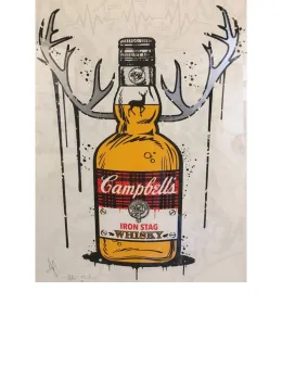 Iron Stag Whisky - Mounted