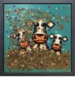 It Wasn't Me - Original - Framed - Framed Box Canvas