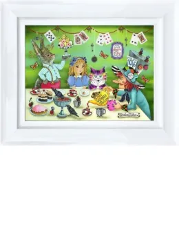 It's Always Tea Time - Limited Edition - White Framed