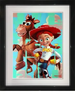 Jessie & Bullseye - Original - Black Framed