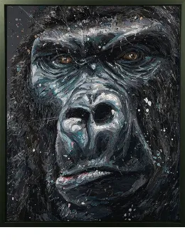 Jock - Canvas - Black Framed - Framed Box Canvas