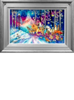 Journey To The Ice Palace - Silver-Blue Framed
