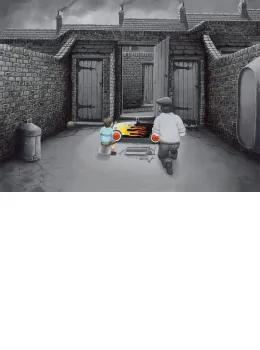 Just Like A New Car - Paper - Framed