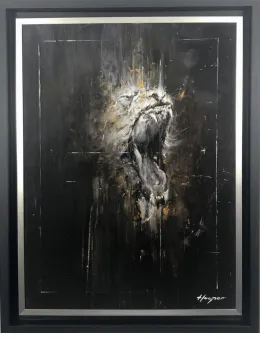 King - Black Framed