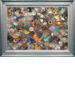 La Dolce Vita - Silver-Blue Framed