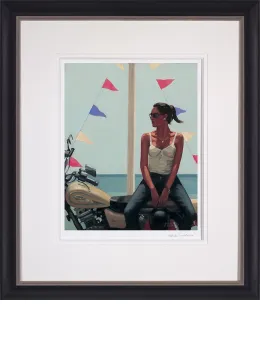 La Fille a la Moto - Black Framed