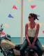 La Fille a la Moto - Mounted