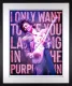 Laughing In The Purple Rain - Framed