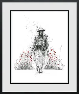 Lest We Forget - Standard - Black Framed