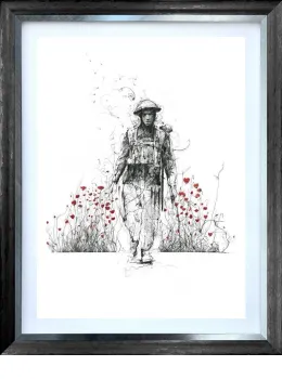 Lest We Forget - Deluxe - Black Framed