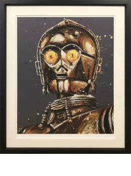 Let The Wookie Win - Black Framed