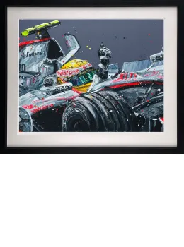 Lewis McLaren - Artist Proof Black Framed