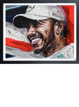 Lewis Title 18 - Canvas - Black Framed - Framed Box Canvas