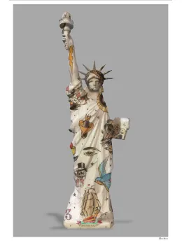 Liberty (Grey Background) - Small - Mounted