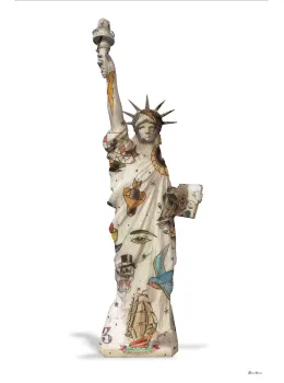 Liberty (White Background) - Large - Framed