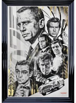 Licence To Kill - Limited Edition - Black Framed