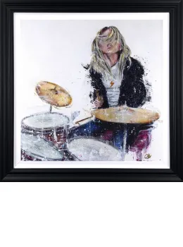 Lightning - Deluxe Resin - Black Framed