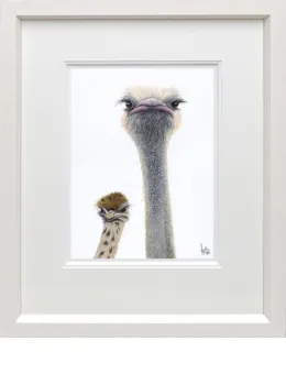 Like Father Like Son I - Paper - White Framed