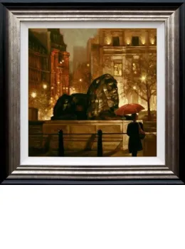 Lions Of Trafalgar - Framed