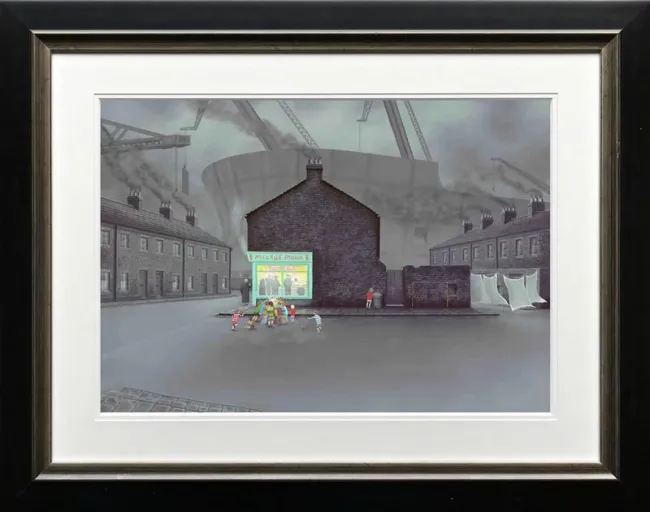 Little Davy's Got Chips And Gravy - Canvas Little Davy's Got Chips And Gravy - Canvas