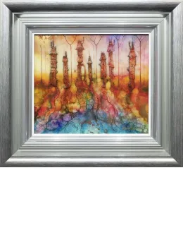 Little Wiccansville - Boutique Edition - Silver-Blue Framed