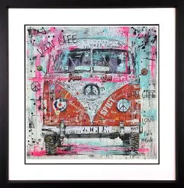 Living The Dream - Black Framed - Mounted