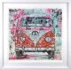 Living The Dream - White Framed - Mounted