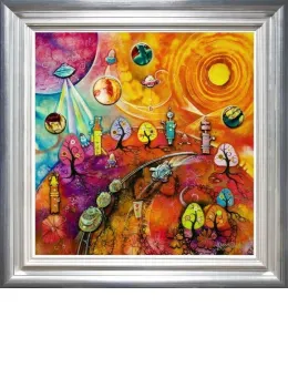 Lollipop Galaxy - Framed