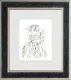 Lord And Lady III - Line Study - Limited Edition - Black Framed