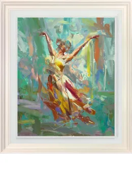 Lost In The Moment - Cream Framed