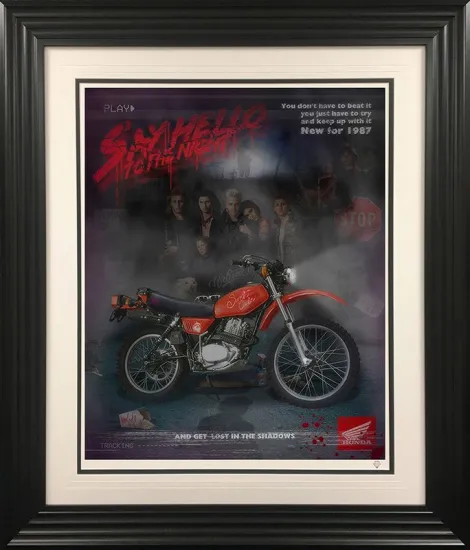Lost In The Shadows - Black Framed