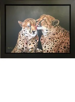 Love Cheat - Black Framed - Framed Box Canvas