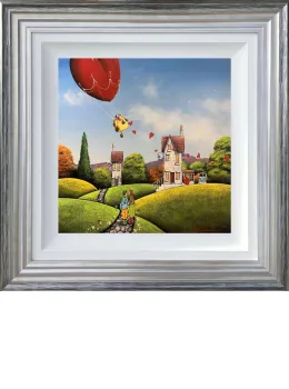 Love Flies High - Original - Silver Framed