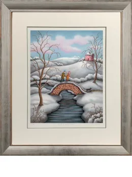 Love Is All Around - On Paper - Framed