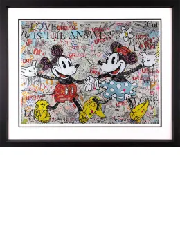 Love Is The Answer - Black Framed