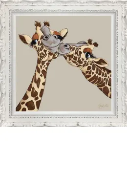 Love Reaches New Heights - Ornate White Framed