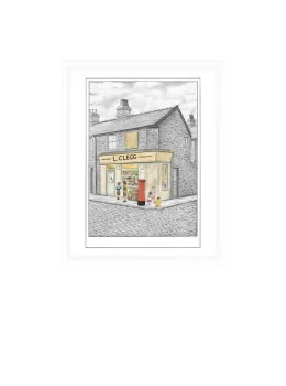 Our Kids Up Shop - Sketch - Mounted