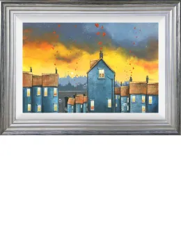 Love Town - Framed