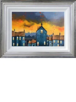 Love Town - Original - Silver Framed