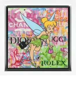 Luxury Sparkle - Original - White Framed