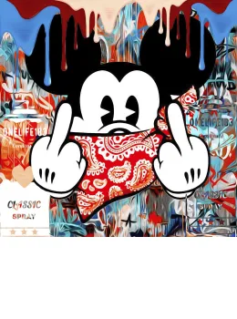 Mad Mickey - Board With Slip