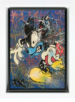 Mad Mickey - Original - Framed