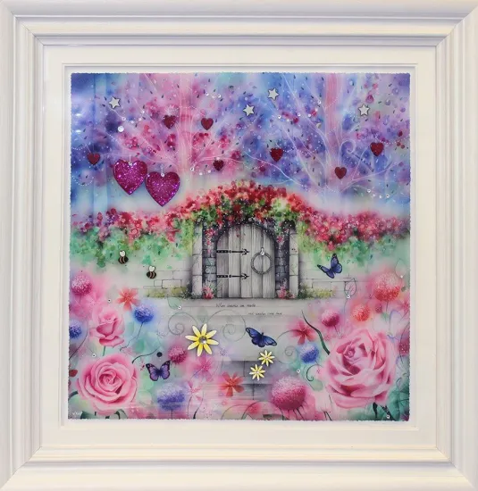 Magical Gateway - White Framed