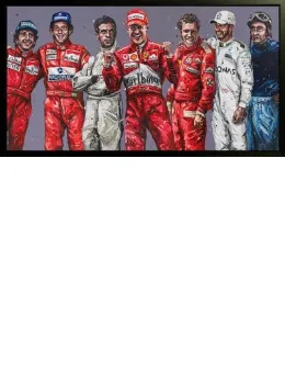 Magnificent 7 - Canvas - Black Framed - Framed Box Canvas